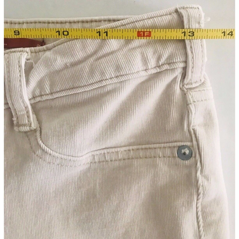 Anthropologie | Pilcro High Rise Skinny Womens Size 26 Beige Tan Corduroy Pants - Picture 6 of 12